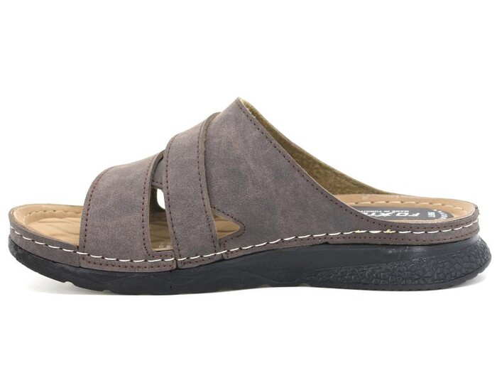 Foxter Merdane M-2017 Kutulu Monta Sport Günlük Terlik Kahve - Foxter (1)