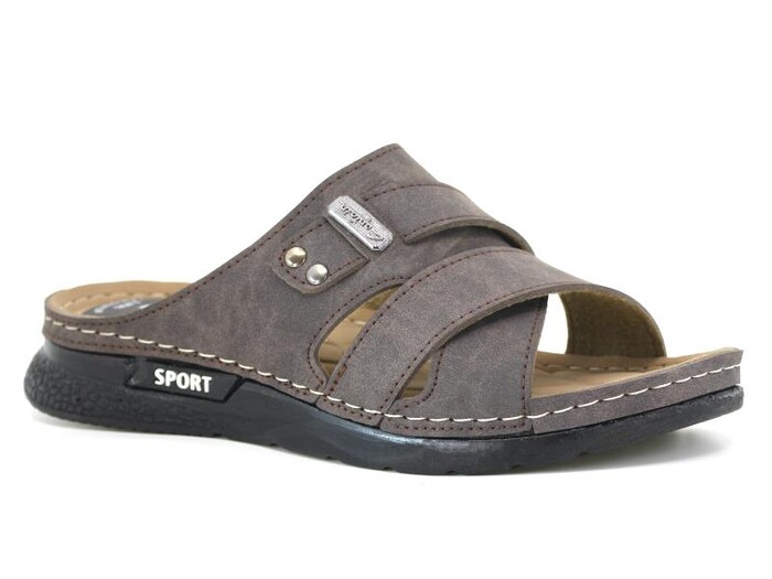 Foxter Merdane M-2017 Kutulu Monta Sport Günlük Terlik Kahve 