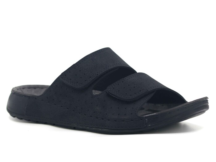 Foxter Merdane M-367 Kutulu Günlük Terlik Siyah - 1