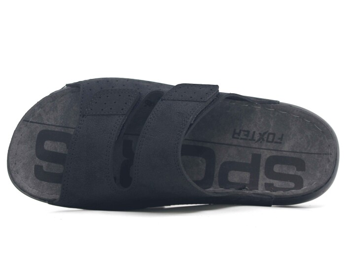 Foxter Merdane M-367 Kutulu Günlük Terlik Siyah - Foxter (1)