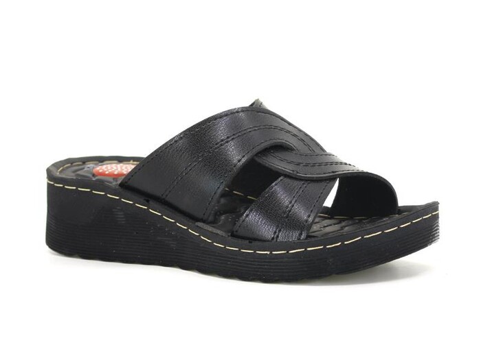 Foxter Zenne 1115 Kumsal Enjeksiyon Kutulu Günlük Terlik Siyah - 1