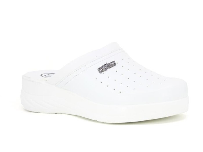 Foxter Zenne 1851 Sabo Tıbbi Kutulu Kapalı Terlik Beyaz - 1