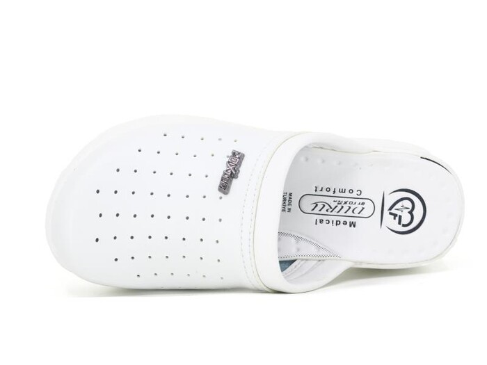 Foxter Zenne 1851 Sabo Tıbbi Kutulu Kapalı Terlik Beyaz - 2