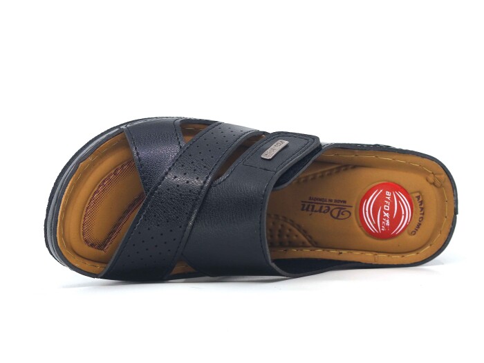 Foxter Zenne 600-(08) Monta Derin Kutulu Günlük Terlik Siyah - Foxter (1)