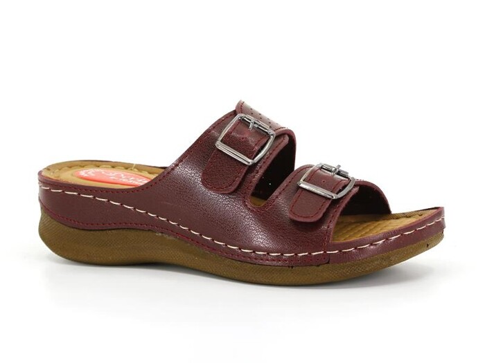 Foxter Zenne 610 Monta Derin Kutulu Günlük Terlik Bordo - 1