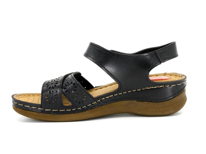 Foxter Zenne 691 Monta Derin Kutulu Sandalet Siyah - Foxter (1)