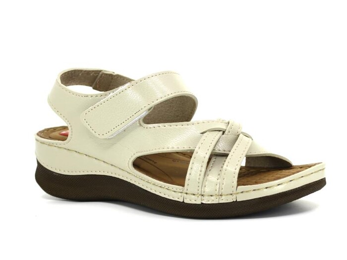 Foxter Zenne 694 Monta Derin Kutulu Sandalet Bej - 4