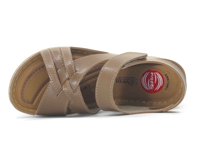 Foxter Zenne 694 Monta Derin Kutulu Sandalet Vizon - Foxter (1)