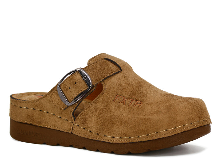 Foxter Zenne 7802 Masal Kutulu Kapalı Terlik Vizon - Foxter