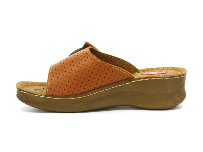 Foxter Zenne 902 Derin Enjeksiyon Dikişli Kutulu Günlük Terlik Camel - Foxter (1)