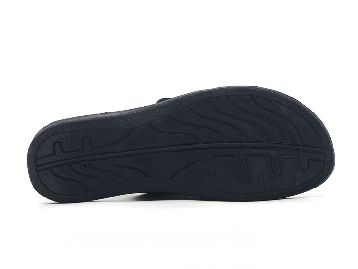 Foxter Zenne 903 Derin Enjeksiyon Dikişli Kutulu Günlük Terlik Siyah - 3