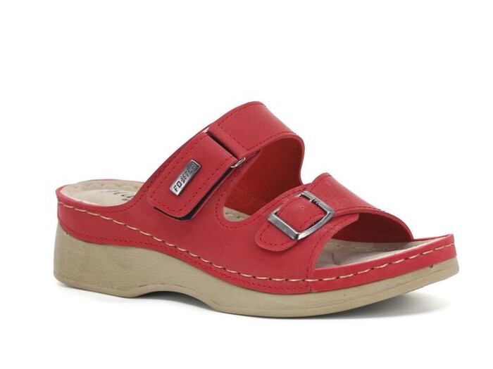 Foxter Zenne Z-4002 Hazal Monta Kutulu Günlük Terlik Bordo - Foxter