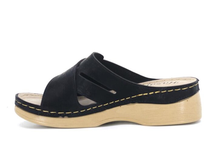 Foxter Zenne Z-4003 Hazal Çapraz Monta Kutulu Günlük Terlik Siyah - 3