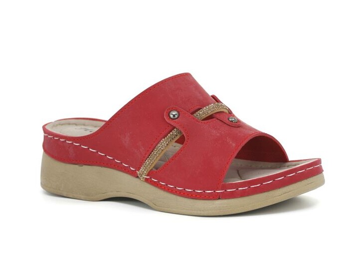 Foxter Zenne Z-4004 Hazal Monta Kutulu Günlük Terlik Bordo - Foxter