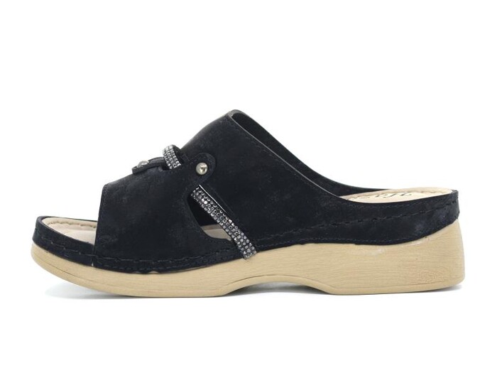 Foxter Zenne Z-4004 Hazal Monta Kutulu Günlük Terlik Siyah - 3