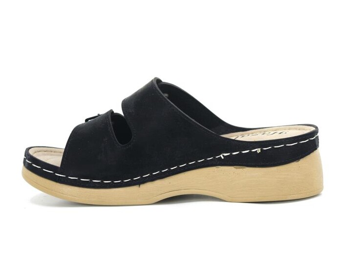 Foxter Zenne Z-4006 Hazal Monta Kutulu Günlük Terlik Siyah - Foxter (1)