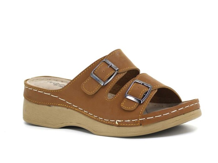 Foxter Zenne Z-4006 Hazal Monta Kutulu Günlük Terlik Taba - Foxter