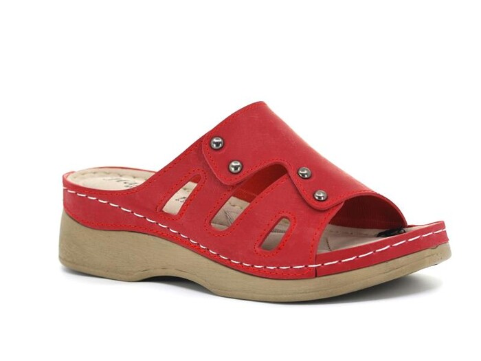 Foxter Zenne Z-4007 Hazal Monta Kutulu Günlük Terlik Bordo - 1