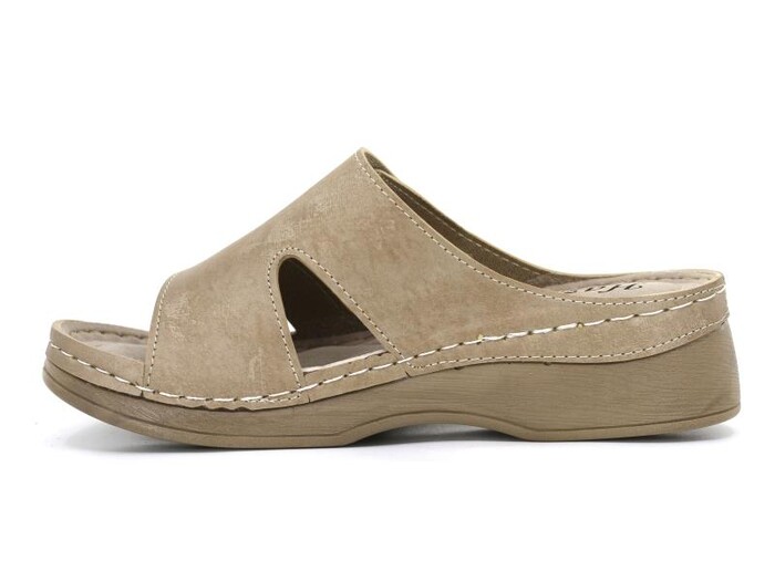 Foxter Zenne Z-4007 Hazal Monta Kutulu Günlük Terlik Vizon - 3