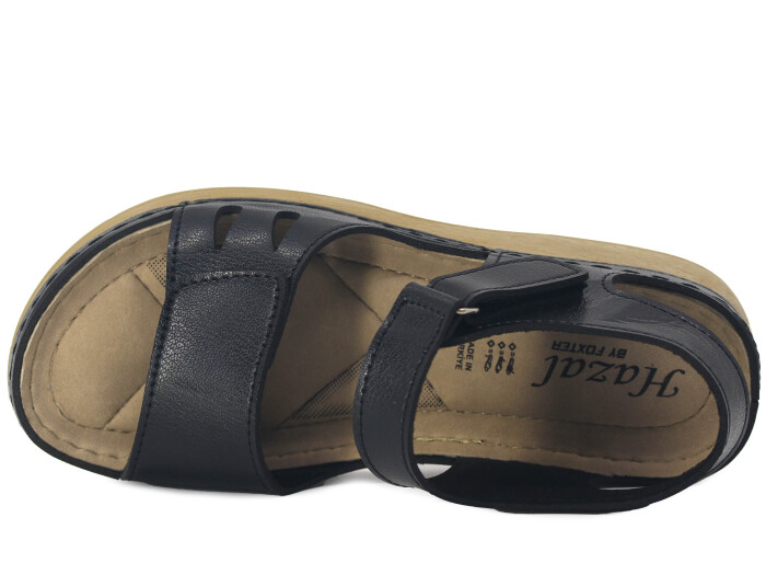 Foxter Zenne Z-4009 Hazal Monta Kutulu Sandalet Siyah - Foxter (1)