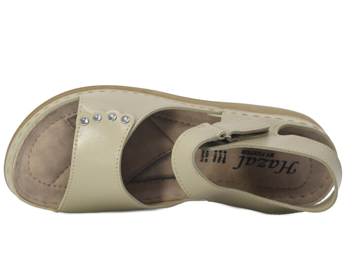 Foxter Zenne Z-4010 Hazal Monta Kutulu Sandalet Bej - Foxter (1)