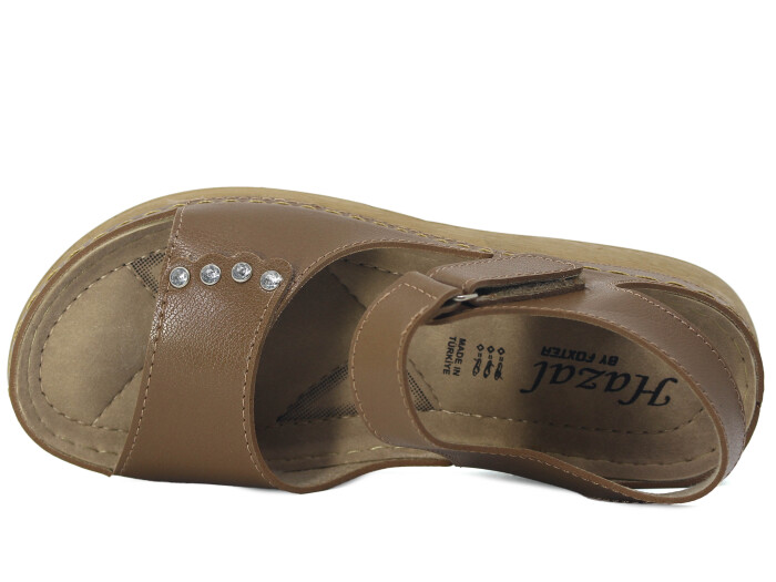 Foxter Zenne Z-4010 Hazal Monta Kutulu Sandalet Vizon - Foxter (1)