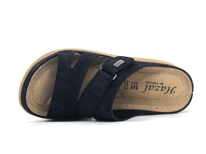 Foxter Zenne Z-4015 Hazal Monta Kutulu Günlük Terlik Siyah - 2