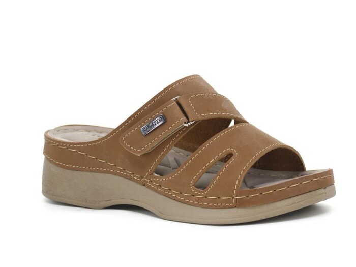 Foxter Zenne Z-4018 Hazal Monta Kutulu Günlük Terlik Taba - 1