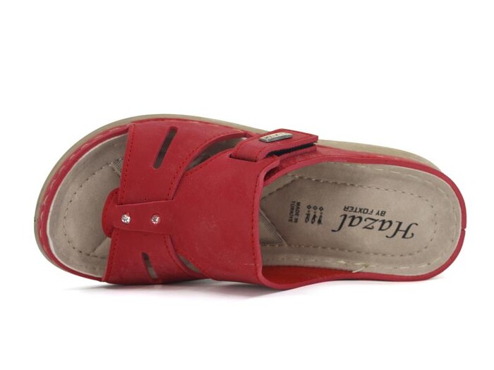 Foxter Zenne Z-4020 Hazal Monta Kutulu Günlük Terlik Bordo - 2