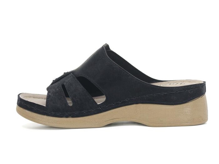 Foxter Zenne Z-4020 Hazal Monta Kutulu Günlük Terlik Siyah - 3