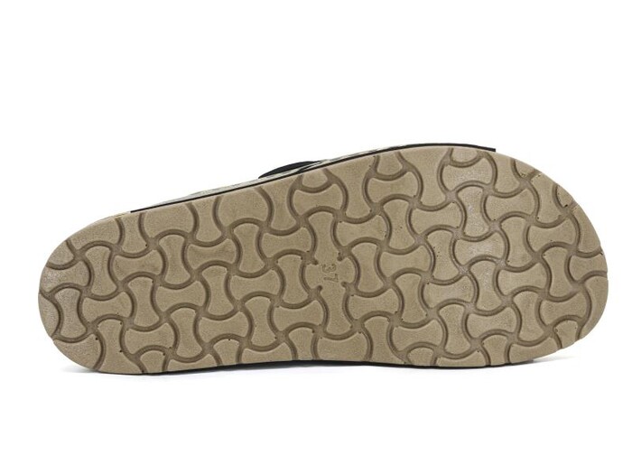 Foxter Zenne Z-4100 Eylül Çapraz Tokalı Monta Kutulu Günlük Terlik Siyah - 3