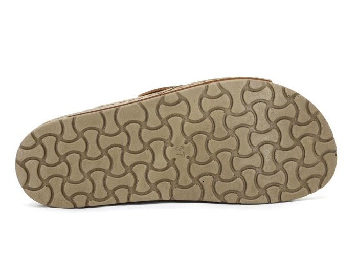 Foxter Zenne Z-4100 Eylül Çapraz Tokalı Monta Kutulu Günlük Terlik Taba - 3