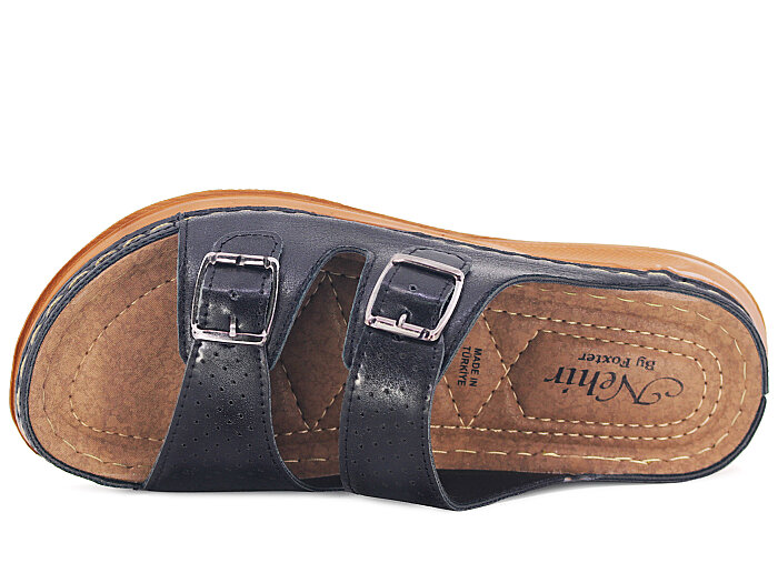 Foxter Zenne Z-4508 Nehir Çapraz Monta Kutulu Günlük Terlik Siyah - 2