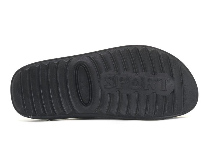 Foxter Zenne Z-452 Çapraz Spor Taban Kutulu Günlük Terlik Siyah - 3