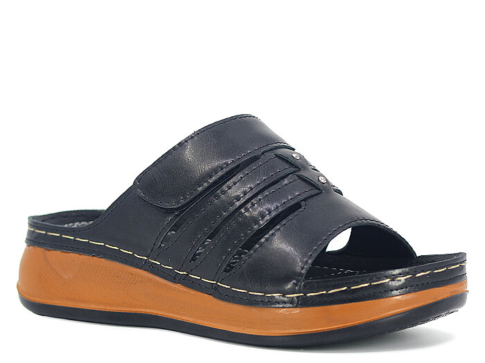 Foxter Zenne Z-4520 Nehir Monta Kutulu Günlük Terlik Siyah - 1