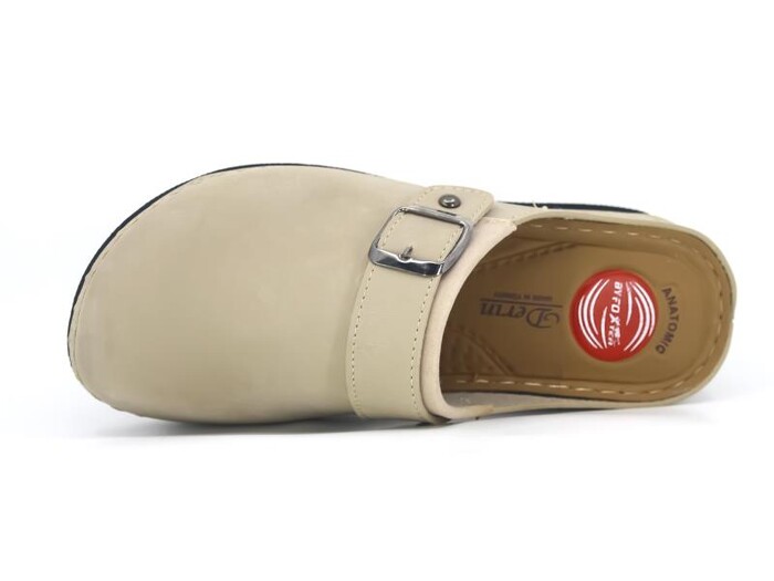 Foxter Zenne ZS-624 Kutulu Burnu Kapalı Terlik Bej Galaksi - Foxter (1)