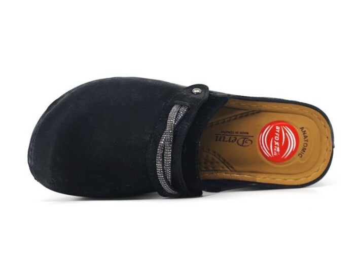 Foxter Zenne ZS-635 Kutulu Burnu Kapalı Terlik Siyah Galaksi - Foxter (1)