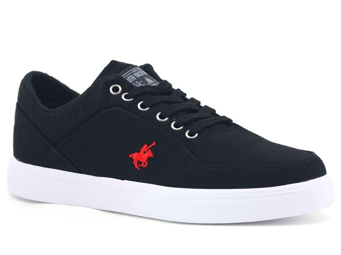 Free Marka Merdane 1700 Kot Keten Ayakkabı Siyah - Beyaz - Free Marka