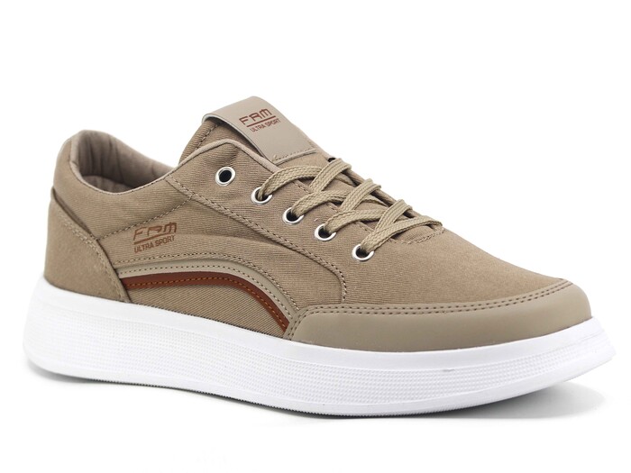 Free Marka Merdane 2910 Kot Keten Ayakkabı Bej - 1