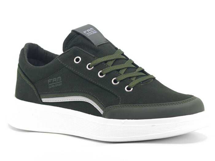 Free Marka Merdane 2910 Kot Keten Ayakkabı Haki - 1