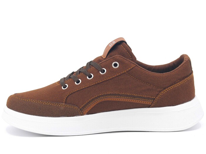 Free Marka Merdane 2910 Kot Keten Ayakkabı Kahve - Free Marka (1)