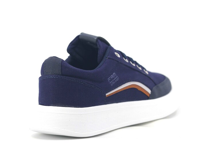 Free Marka Merdane 2910 Kot Keten Ayakkabı Lacivert - 3