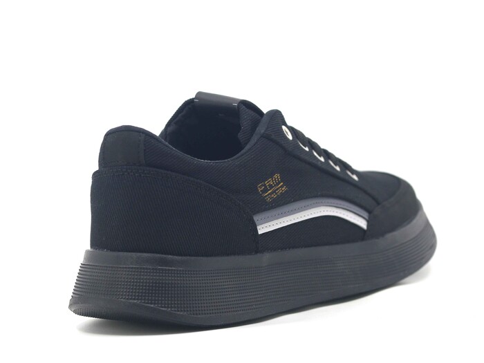 Free Marka Merdane 2910 Kot Keten Ayakkabı Siyah - 3