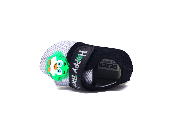 Gezer Bebe 03355 PVC Keten Ayakkabı Gri - Siyah - 2