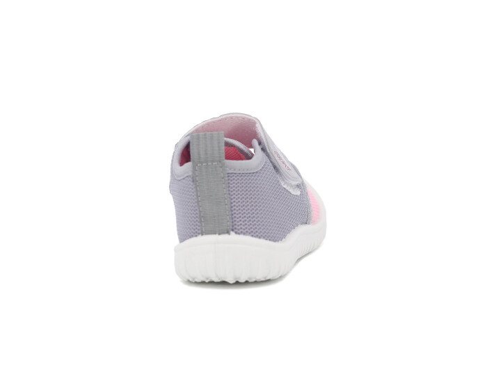 Gezer Bebe 03448.00 PVC Kız Keten Ayakkabı Pembe - Gri - 3
