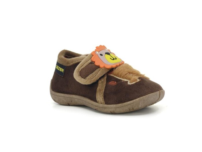 Gezer Bebe 03361.00 Erkek PVC Aslan Figürlü Panduf Kahve 