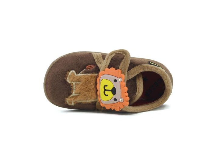 Gezer Bebe 03361.00 Erkek PVC Aslan Figürlü Panduf Kahve - 2