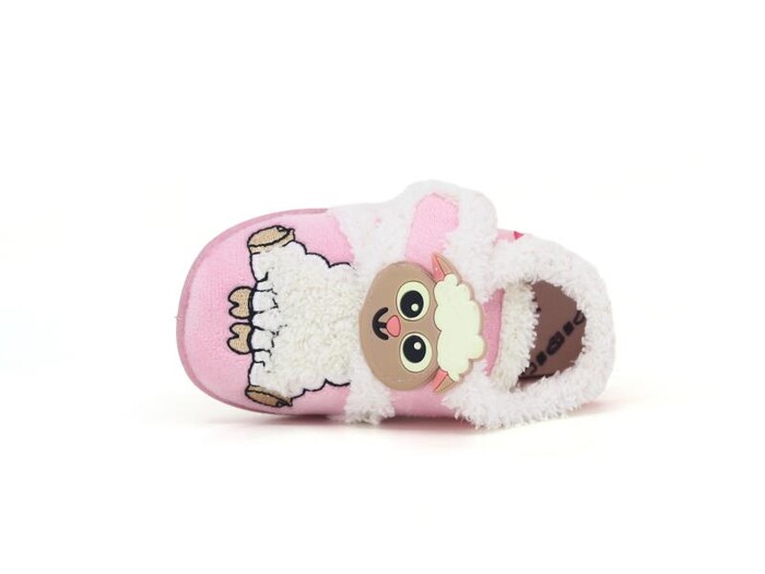 Gezer Bebe 03362.00 Kız PVC Kuzu Figürlü Panduf Pembe - Gezer (1)