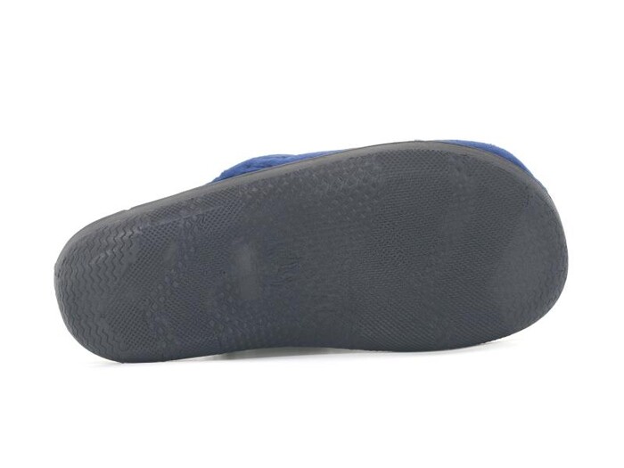 Gezer Filet 10062.05 Traşlı Kauçuk Baskılı Erkek Ev Terliği Lacivert - 3