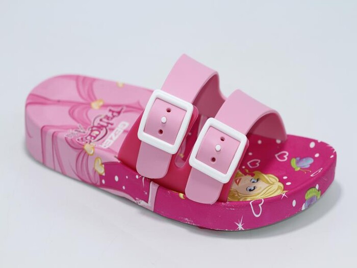 Gezer Filet 13127.01 Air Blow Çift Toka Kaydırmaz Terlik Fuşya - Pembe - Gezer